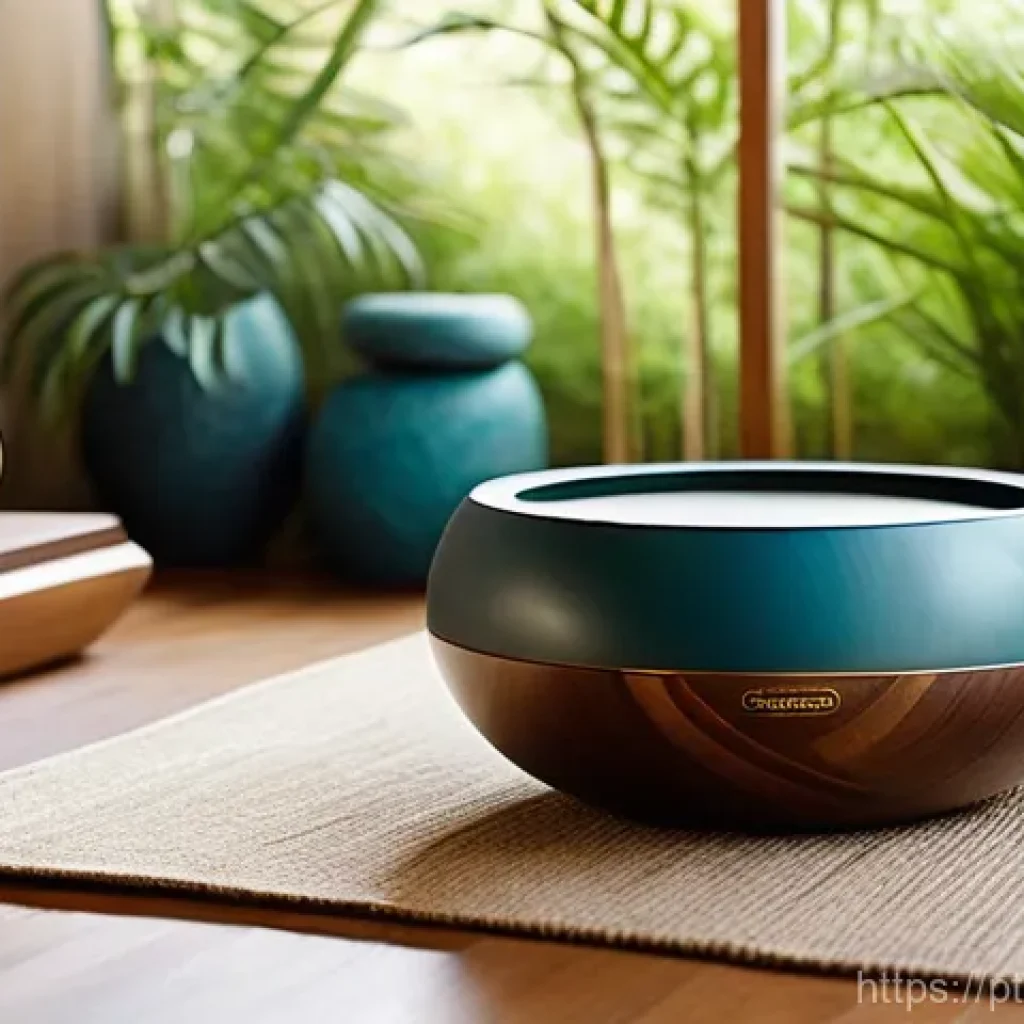 음향치료의 효과를 극대화하는 방법 - **Prompt:** A serene and inviting indoor space designed for sound therapy. Soft, diffused daylight g...