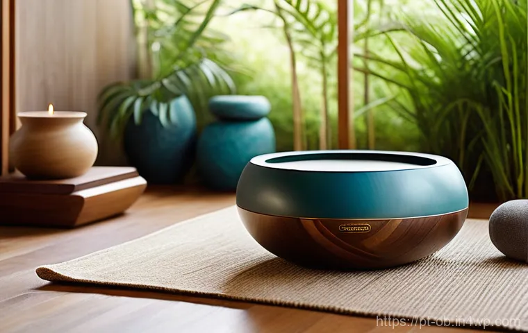 음향치료의 효과를 극대화하는 방법 - **Prompt:** A serene and inviting indoor space designed for sound therapy. Soft, diffused daylight g...